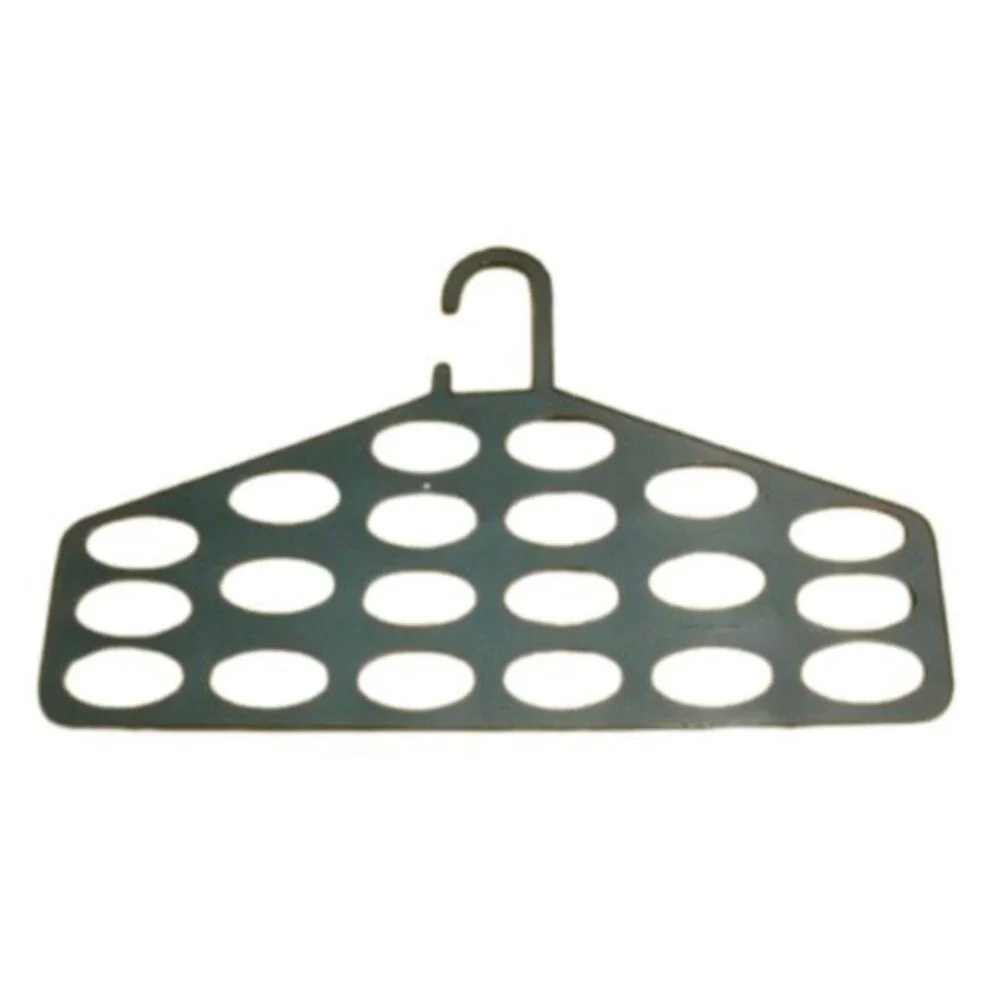 T11 Green Ties / Belt / Scarf Hanger - 1 Piece 20 Slots Closet Organizer